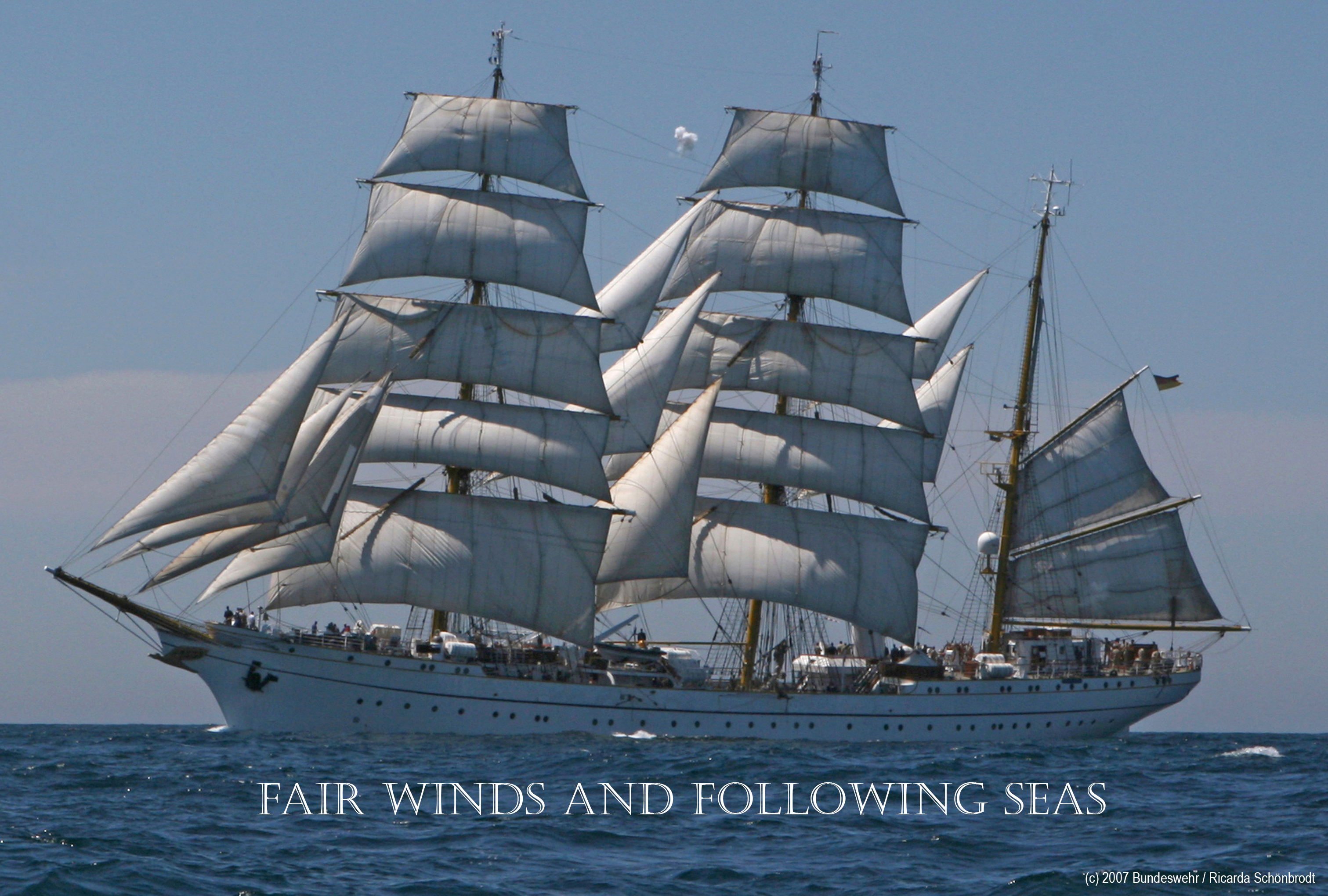 Gorch Fock am Wind